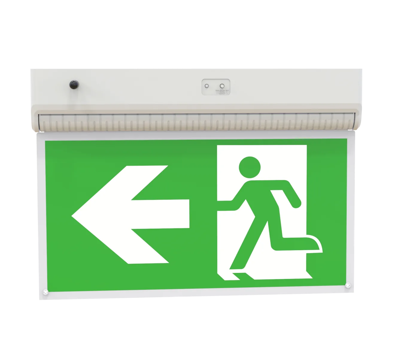 Exit sign luminaire TRN-19-FLW01-3H-BT